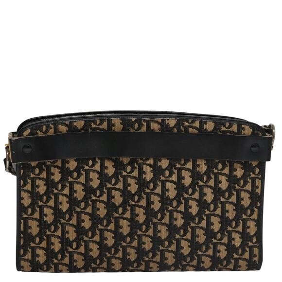 DIOR Trotter Canvas Shoulder Bag Navy - Picture 2 of 12